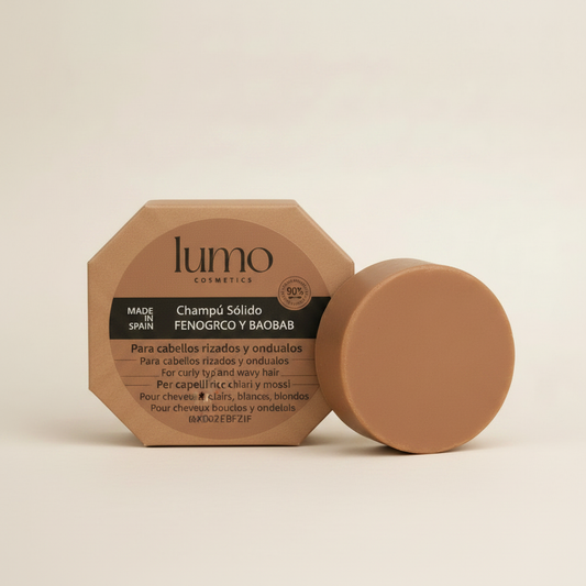 Champú sólido Rizos Fenogreco y Baobab 80g